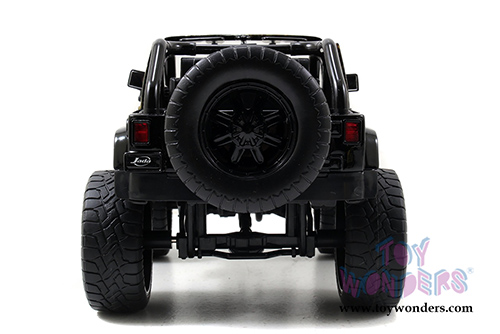 Jada Toys Realtree- Jeep Wrangler Off Road with dog (2007, 1/24 scale diecast model car, Green camouflage) 97143